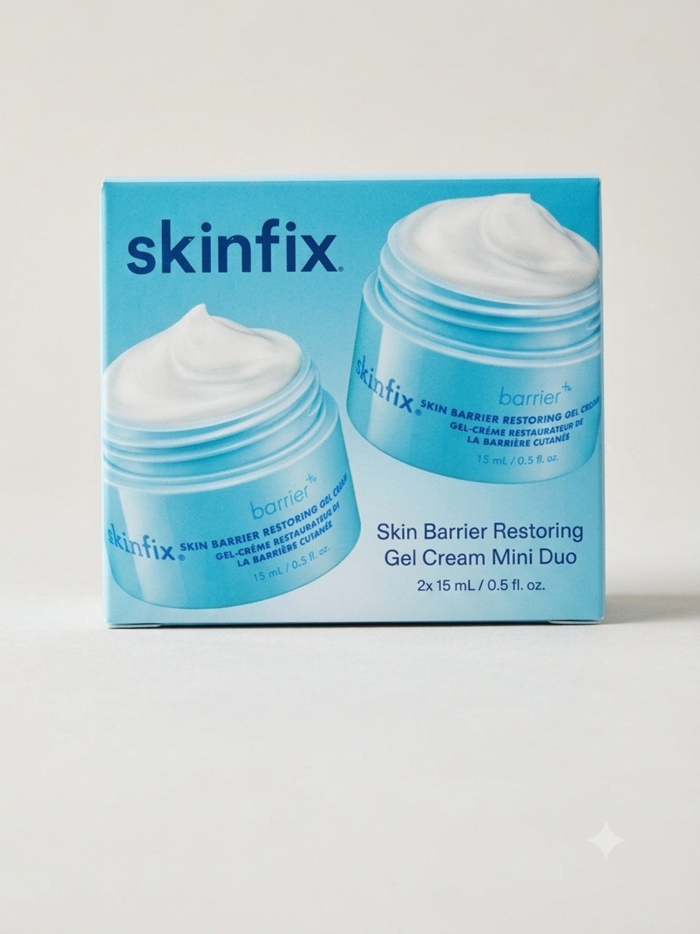 Skinfix Barrier+ Skin Barrier Restoring Gel Cream Duo Set 2x 0.5oz NWT